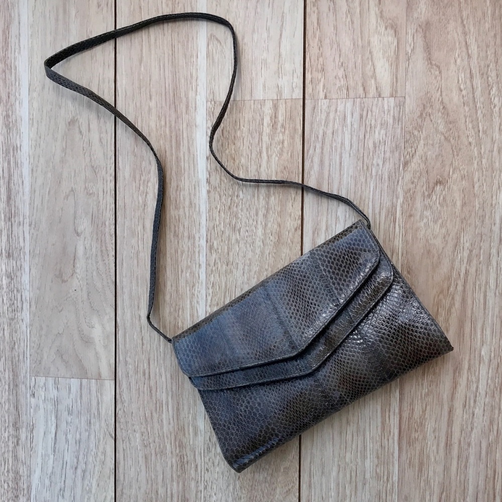 Authentic vintage snakeskin purse